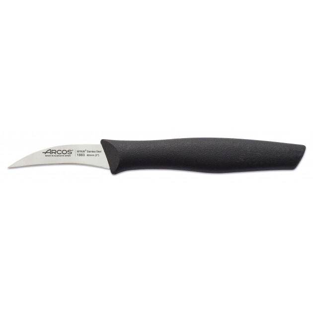 Cuchillo Mondador Acero Inoxidable 6 cm Negro NOVA Arcos 