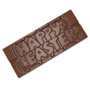 Molde Tableta Chocolate Happy Easter 11,8 × 5 cm (×4) Chocolate World