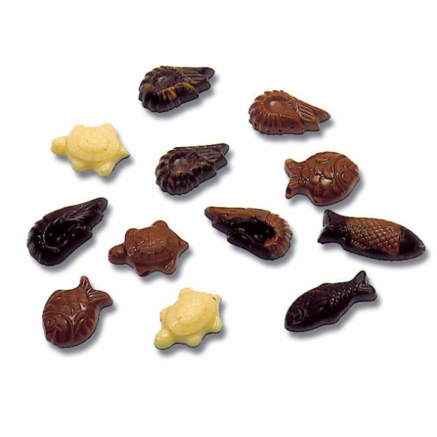 Molde para chocolate figuras de pascua 35 cavidades 