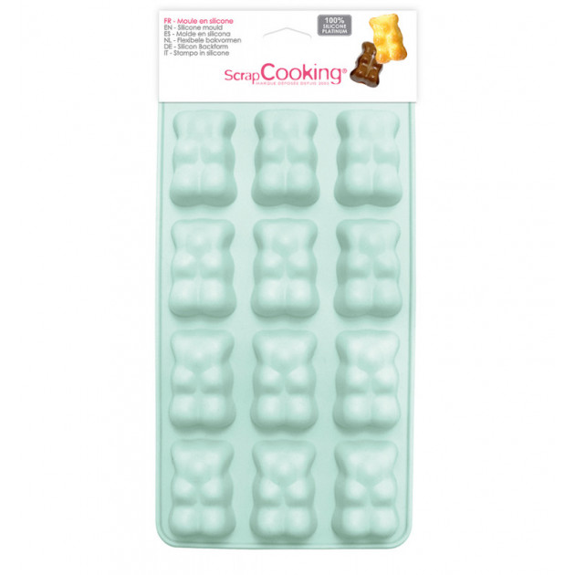 Molde de ositos de silicona ScrapCooking