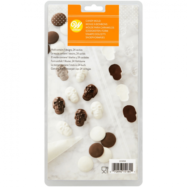 Molde Para Chocolate Calaveras Wilton 