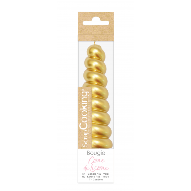 Vela Cuerno de Unicornio XXL ScrapCooking 