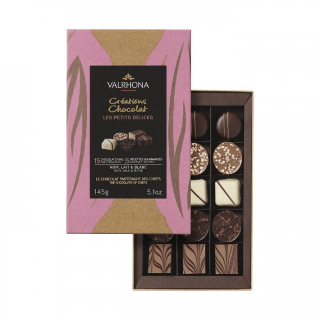 Caja de Bombones 15 Petits Délices 145 g Valrhona 