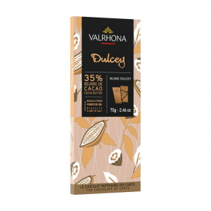 Tableta de Chocolate Dulcey 35% 70 g Valrhona