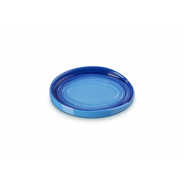 Reposa Cucharas Cerámica Ovalado 16 cm Azur Le Creuset 