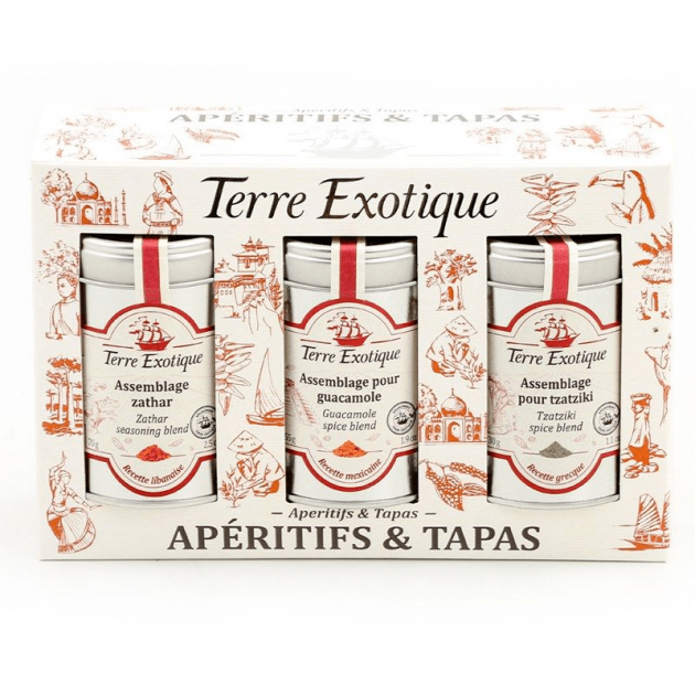 Pack Especias para Aperitivos Terre Exotique 