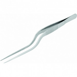 Pinza para Emplatar Curvada Acero Inoxidable 16 cm Mallard Ferrière