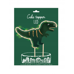 Topper Tarta Dinosaurio con Led Scrapcooking