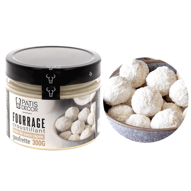 Crema de Coco y Oblea para Rellenar 300 g Patisdécor 