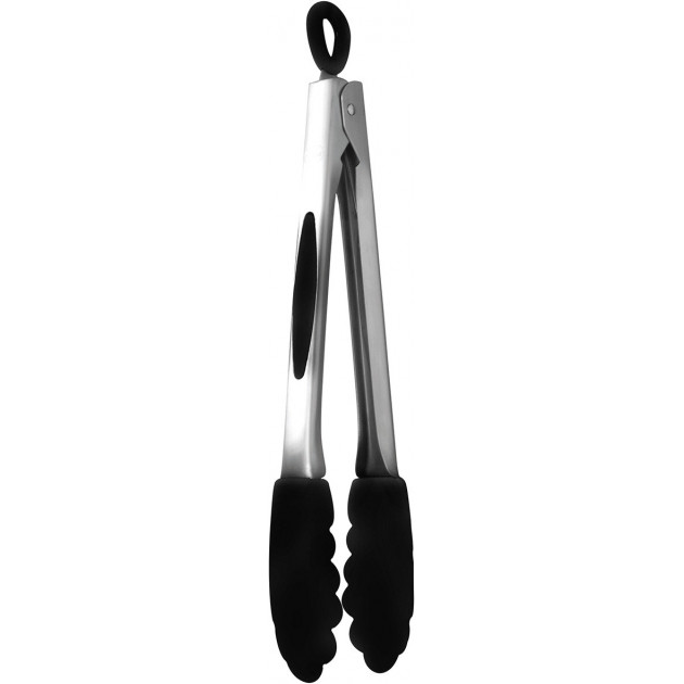 Pinza de Cocina en Acero Inoxidable de 26 cm Negra Mastrad 