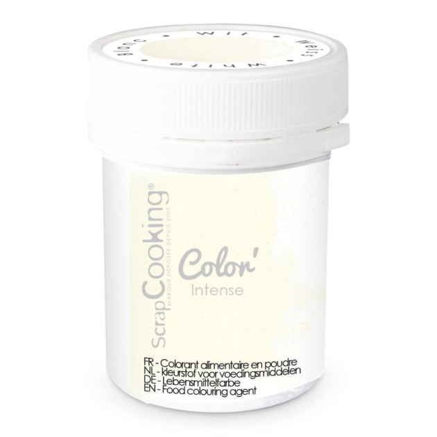 Colorante Alimentario en Polvo Blanco 5g Scrapcooking