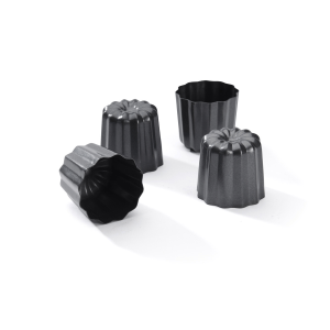 Moldes para cannelés antiadherentes 5,5 cm (x6) aluminio Gobel