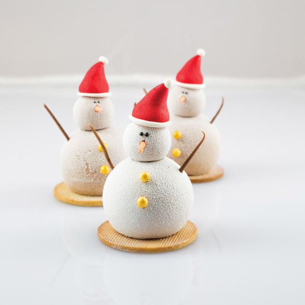 Molde de silicona 8 trufas Ø 6,2 cm SilikoMart Professional