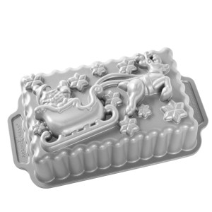 Molde Plum Cake Trineo de Papá Noel Silver Nordic Ware