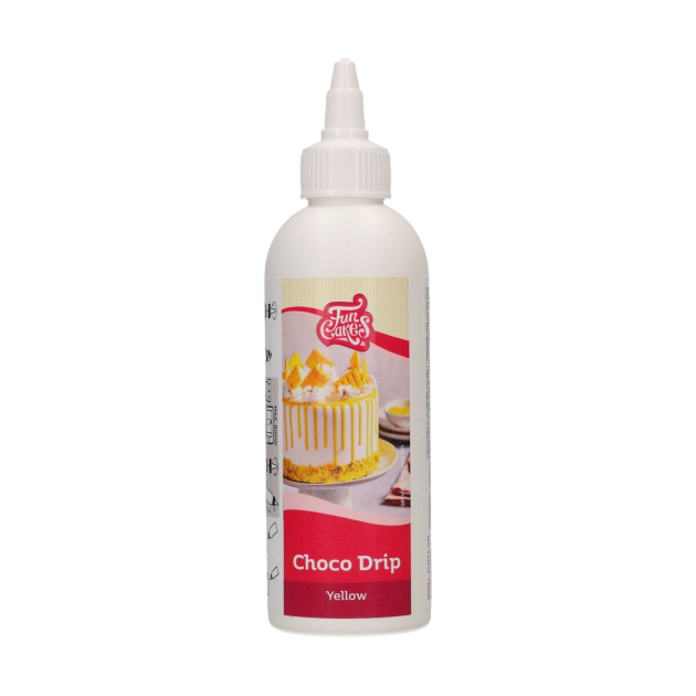 Drip de Chocolate Amarillo 180 g FunCakes 