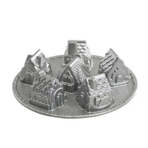 Molde para Bizcochos Aldea (x6) Silver Nordic Ware