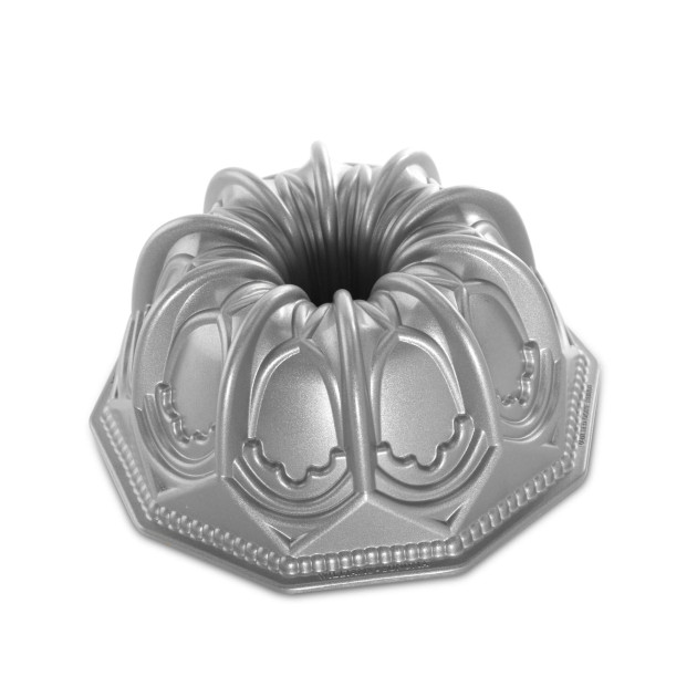 Molde Bundt Cake Vaulted Cathedral Silver Nordic Ware 