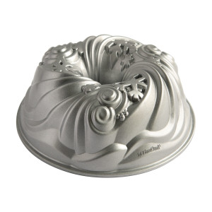 Molde Bundt Let It Snow Silver Nordic Ware