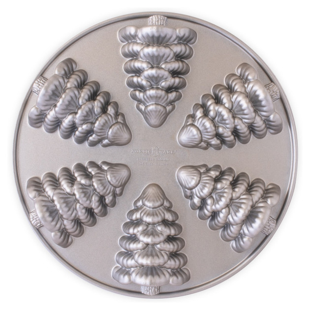Molde Árbol de Navidad (x6) Silver Nordic Ware 