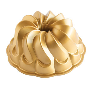 Molde Bundt Cake Pirouette Gold Nordic Ware