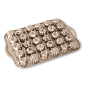 Molde para Bizcocho Bundtlette Pan (x30) Teacakes Toffee Nordic Ware