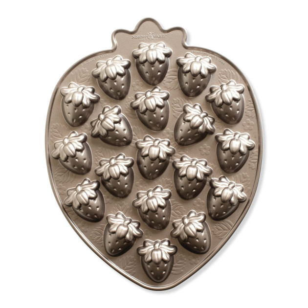 Molde para Bizcochos Fresas (x19) Toffee Nordic Ware 