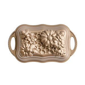 Molde Plum Cake Abejas y Flores Toffee Nordic Ware