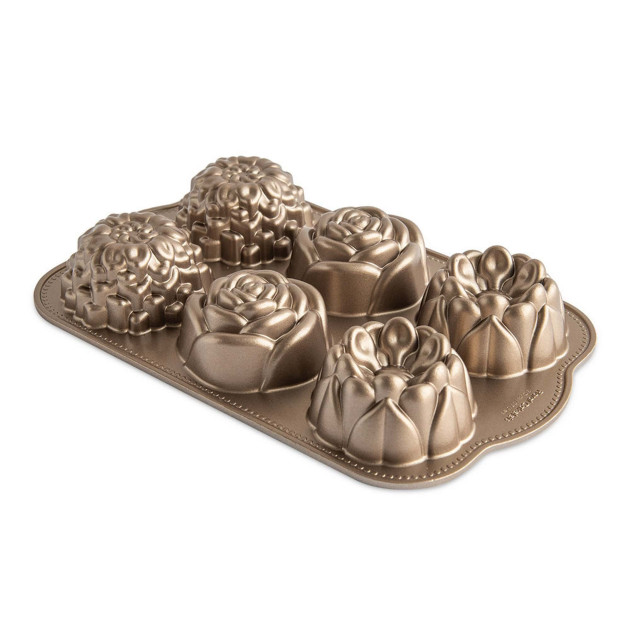 Molde Flores para Bizcochos (x6) Toffee Nordic Ware 