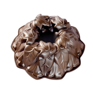 Molde Bundt Cake Harvest Leaves Bronze Nordic Ware