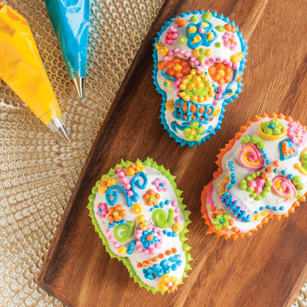 Molde mini calaveras