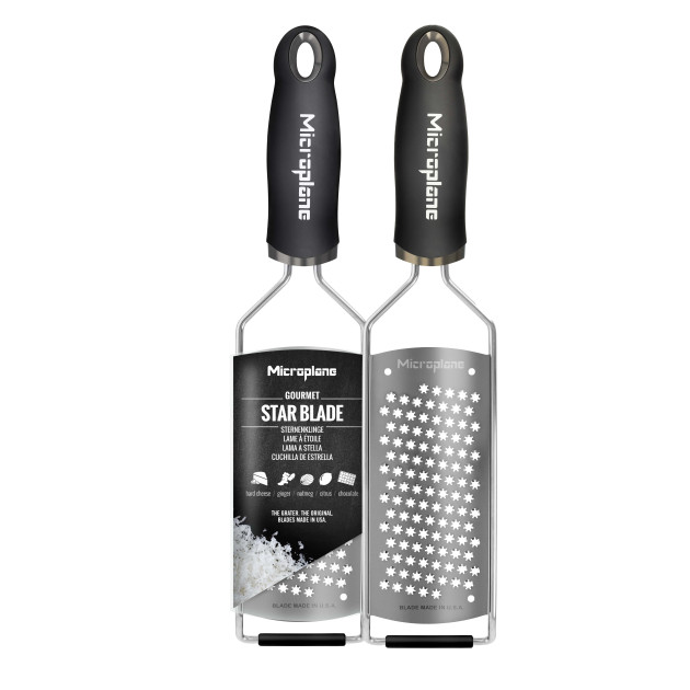 Rallador Estrella Negro Gourmet Microplane 