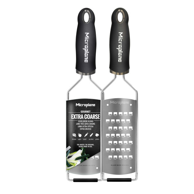 Rallador Ultra Grueso Negro Gourmet Microplane 
