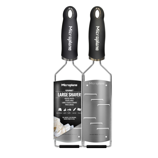 Rallador Laminador Tiras Anchas Negro Gourmet Microplane 