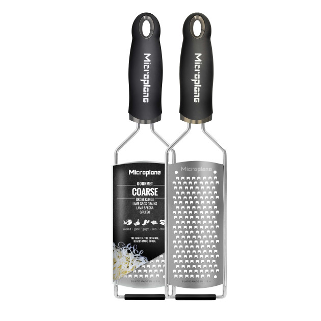 Rallador Grueso Negro Gourmet Microplane 