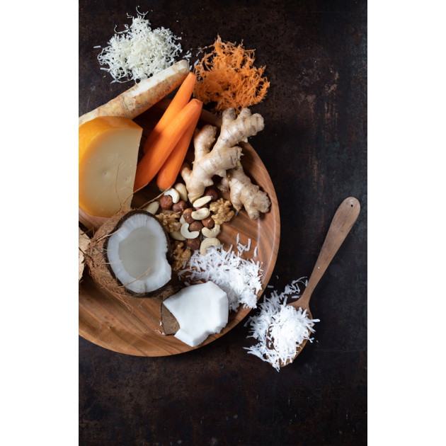 Rallado de hebras finas y regulares 