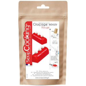 Glaseado Espejo Rojo 220 g Scrapcooking