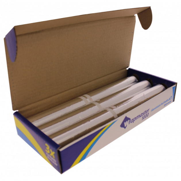 Papel Aluminio (x3) para Dispensador Wrapmaster 1000 