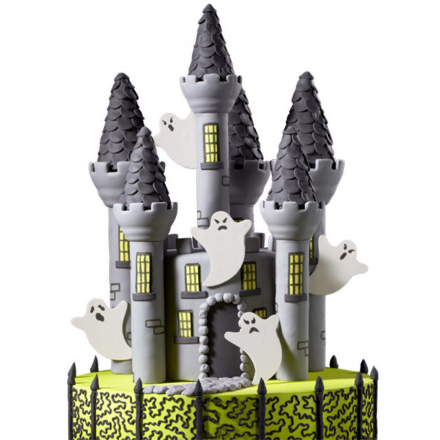 Tarta de castillo medieval