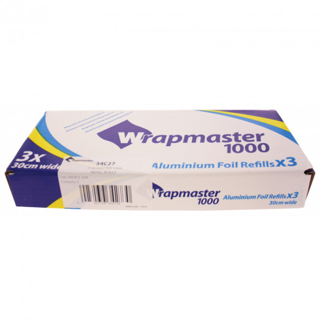  3 rollos de papel de aluminio 