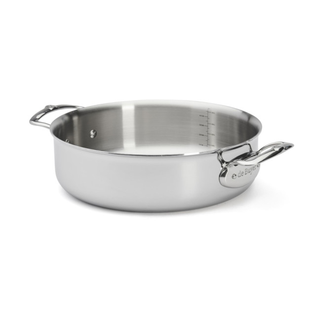 Cacerola Baja Acero Inoxidable