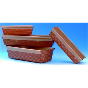 Molde de papel rectangular 15 x 6,5 cm x 5 cm (x50) Mallard Ferrière