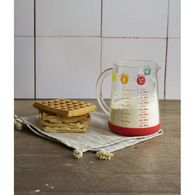 Jarra vidrio de borosilicato 