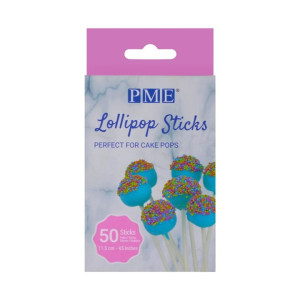 Palitos para Cake Pops de Papel Duro 11,5cm (x50) PME
