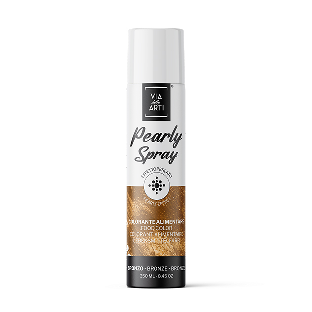 Spray Alimentario Bronce Efecto Metalizado 150 ml