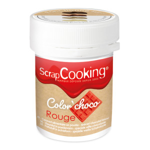 Colorante Liposoluble en Polvo Rojo 5 g Color'Choco Scrapcooking