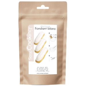 Fondant para Glaseado Blanco 500g Scrapcooking