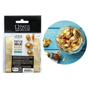 Papel Dorado para Bombones (x50) Pastisdécor