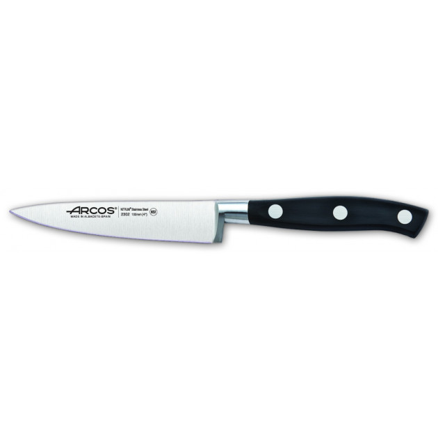 Cuchillo Mondador 10 cm Negro RIVIERA Arcos 