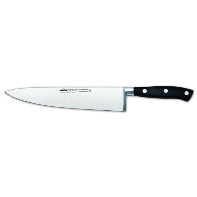 Cuchillo Cebollero Acero Inoxidable 20 cm Negro RIVIERA Arcos 