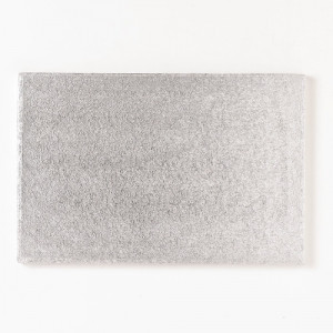 Base para tarta rectangular 40 x 30 cm plateado Funcakes